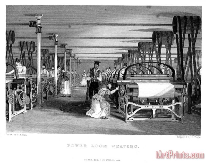 Others Textile Manufacture, 1834 Art Print
