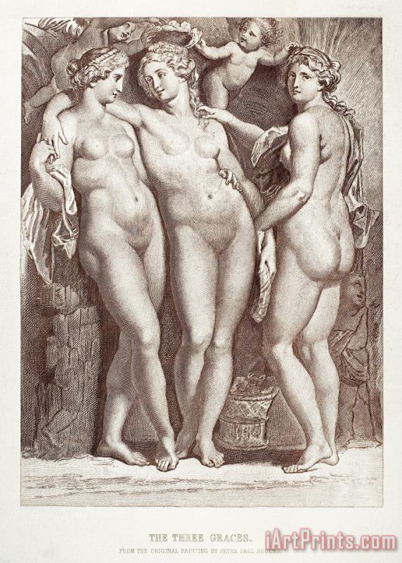 Three Graces painting - Others Three Graces Art Print