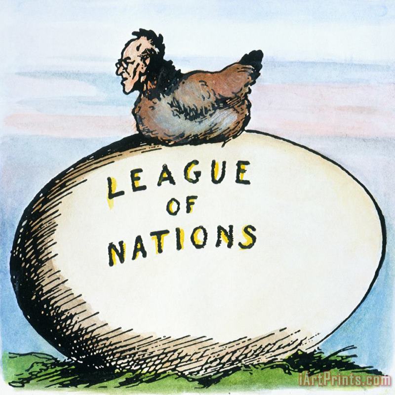 Others Wilson: League Of Nations Art Print