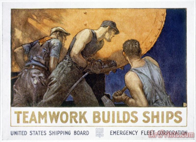 World War I: U.s. Poster painting - Others World War I: U.s. Poster Art Print