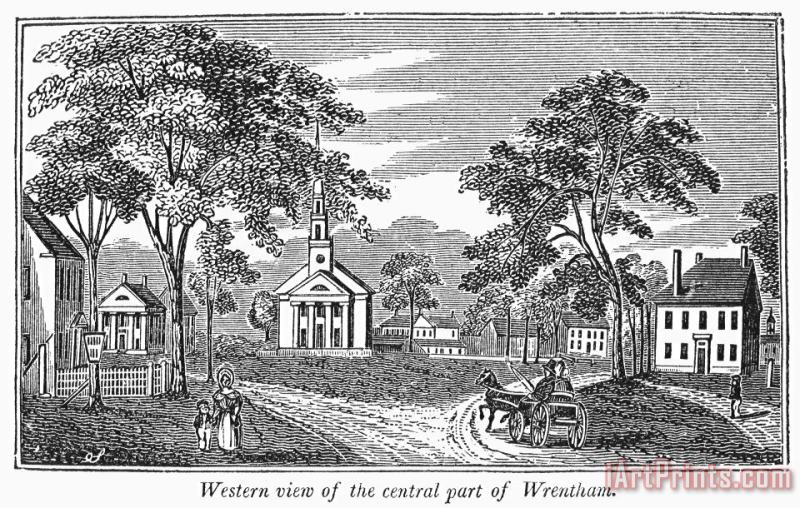 Wrentham, Massachusetts painting - Others Wrentham, Massachusetts Art Print