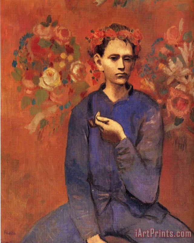 Pablo Picasso A Boy with Pipe 1905 Art Print