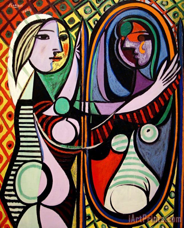 Pablo Picasso Girl Before a Mirror C 1932 Art Print