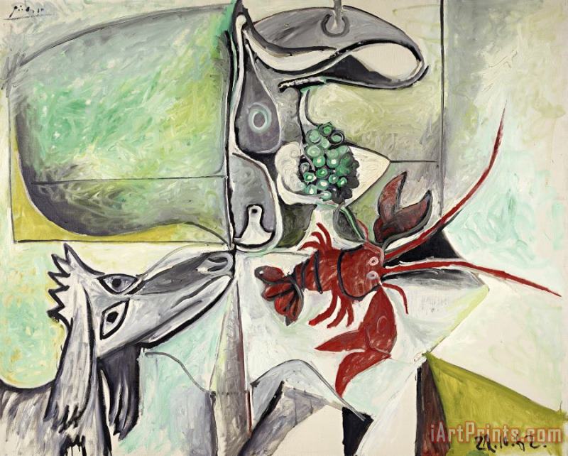 Pablo Picasso Nature Morte Au Chien Art Painting