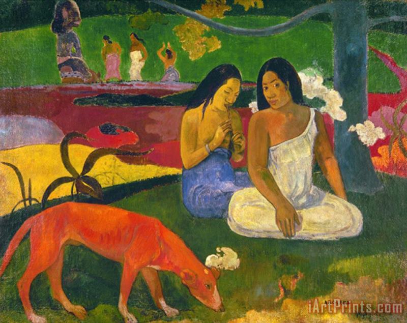 Paul Gauguin Gauguin Arearea 1892 painting - Pablo Picasso Paul Gauguin Gauguin Arearea 1892 Art Print