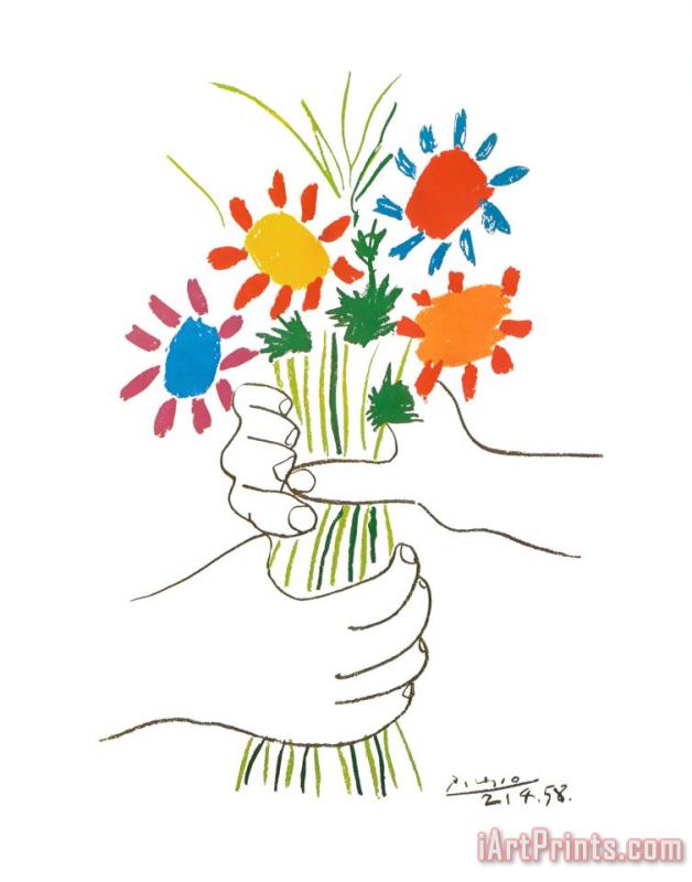 Petite Fleurs painting - Pablo Picasso Petite Fleurs Art Print