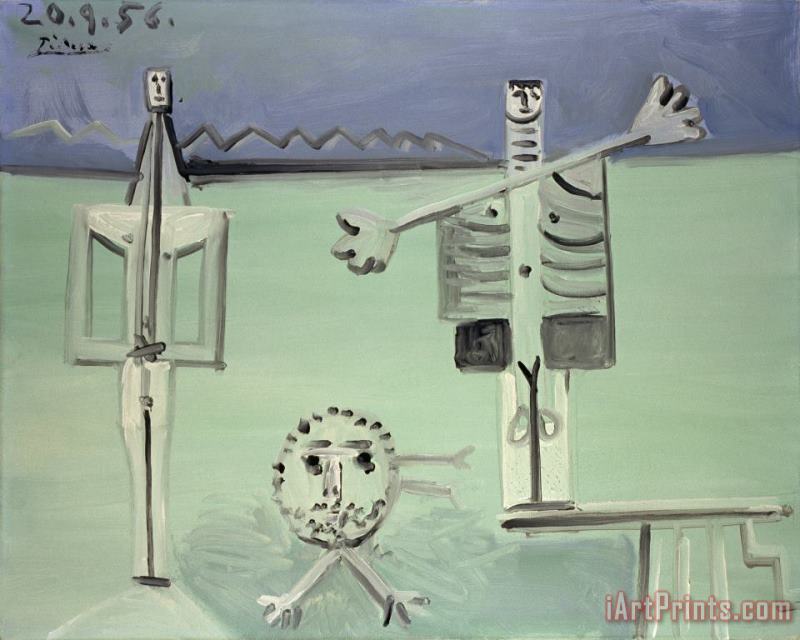 The Diving Board painting - Pablo Picasso The Diving Board Art Print