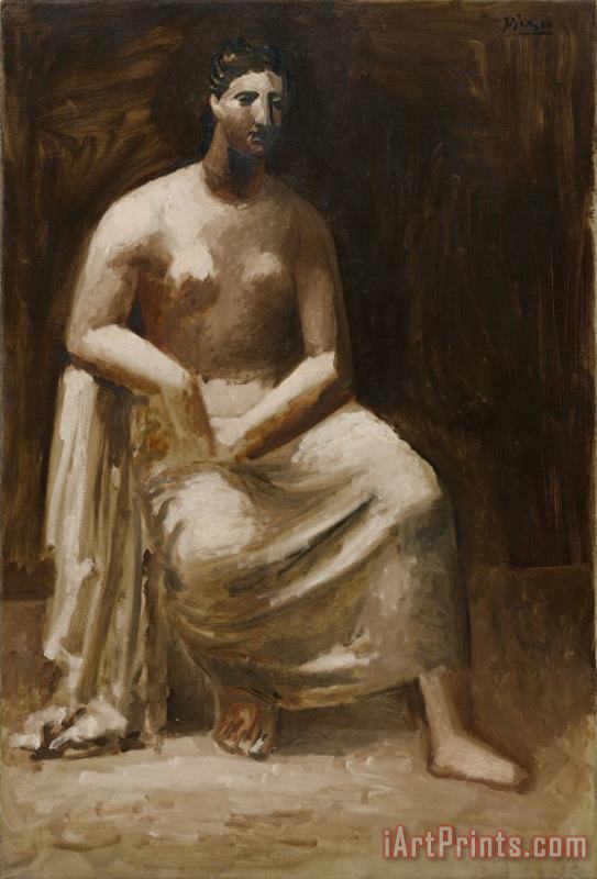 Woman in an Armchair (femme Dans Un Fauteuil) painting - Pablo Picasso Woman in an Armchair (femme Dans Un Fauteuil) Art Print