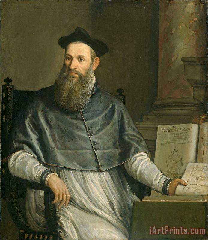 Paolo Caliari Veronese Portrait Of Daniele Barbaro Art Print