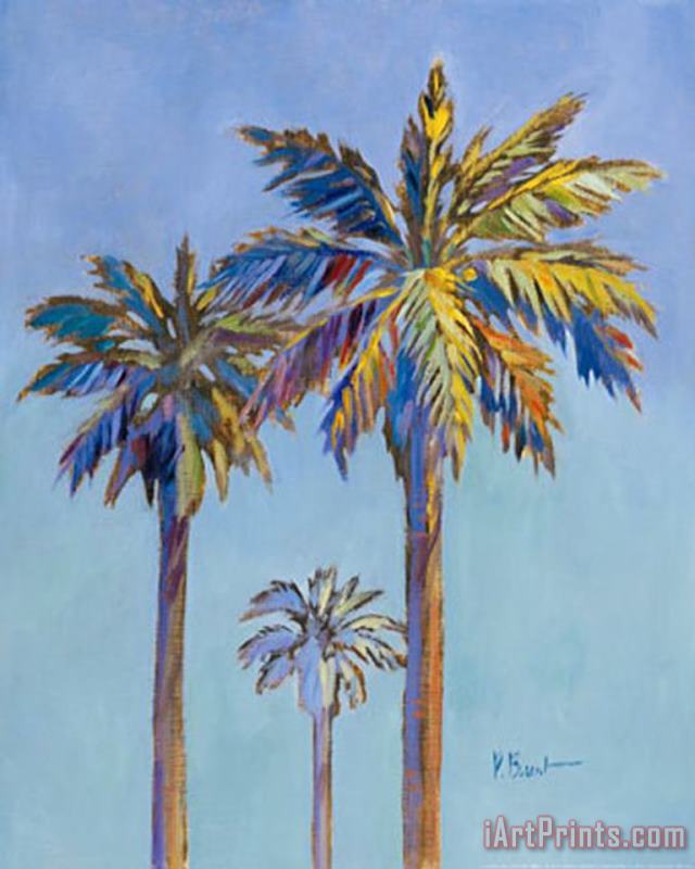 Paul Brent Santa Rita Palms II Art Painting