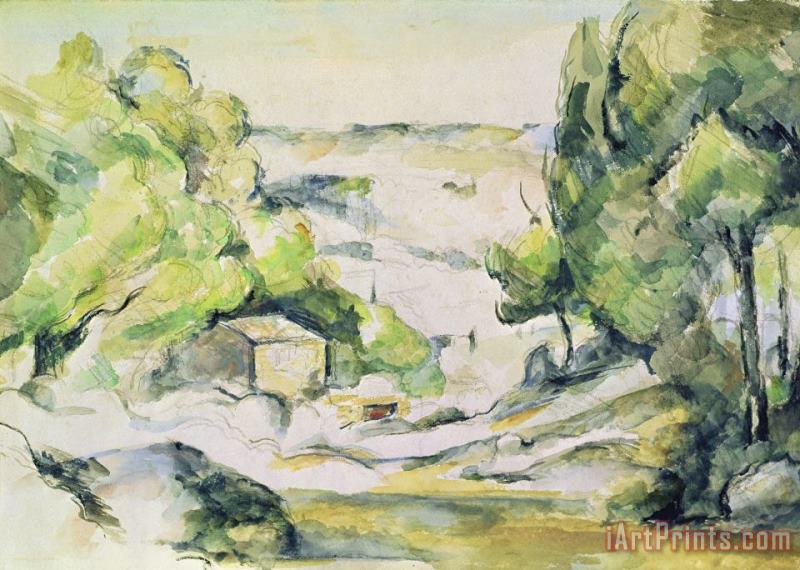 Paul Cezanne Countryside in Provence Art Painting