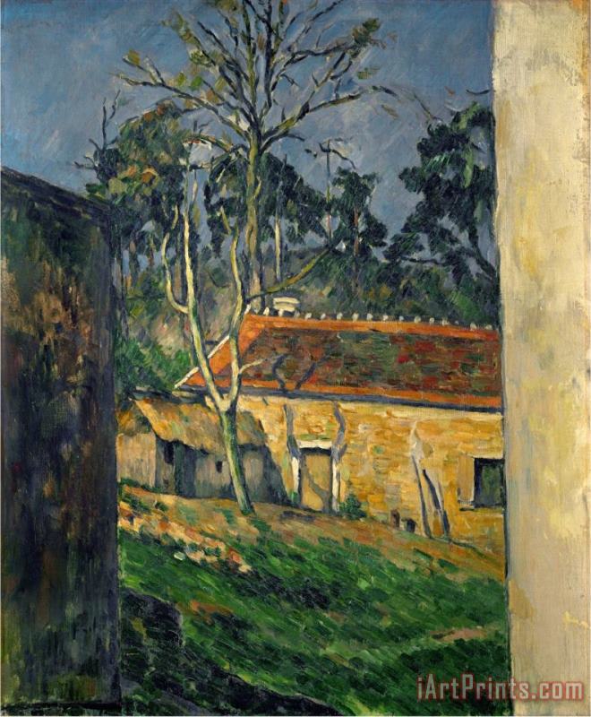 Paul Cezanne Farmyard at Auvers 1879 1882 Art Print