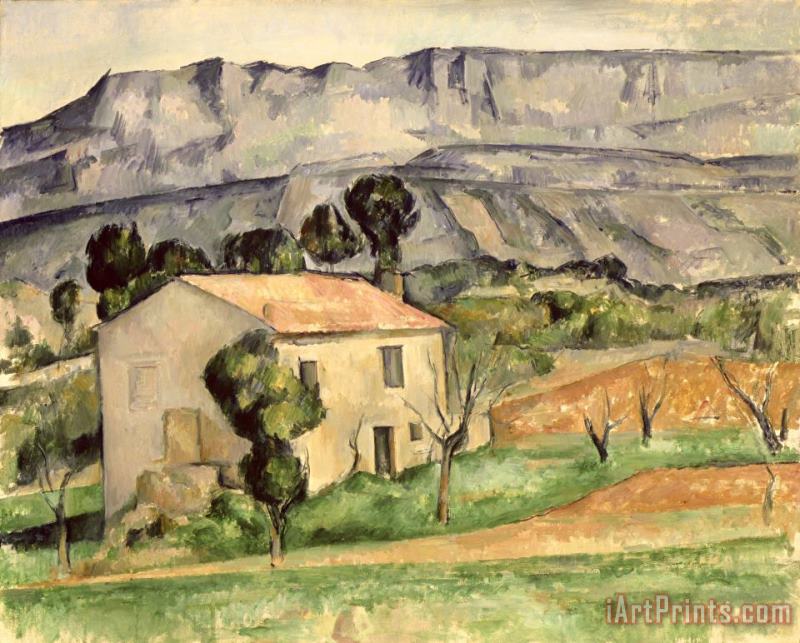 House in Provence painting - Paul Cezanne House in Provence Art Print