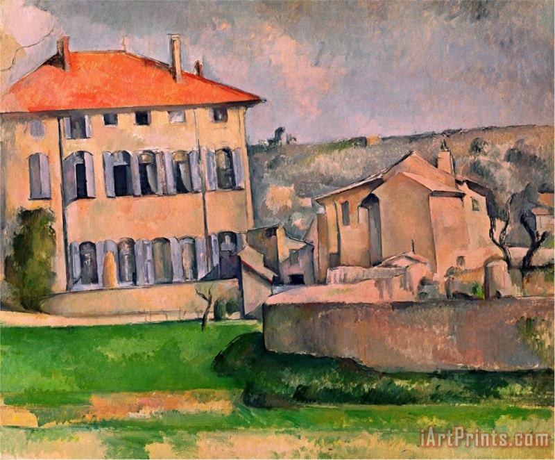 Paul Cezanne Jas De Bouffan 1885 87 Art Painting