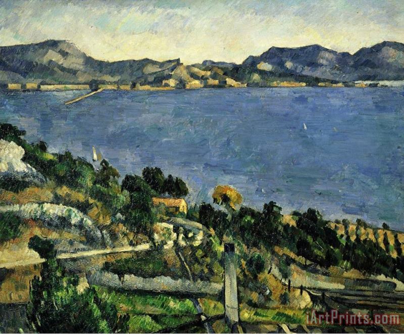 Paul Cezanne L Estaque Vue Du Golfe De Marseille Gulf of Marseilles France Art Print
