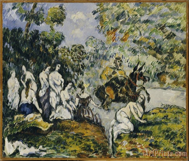 Paul Cezanne Legendary Scene C 1878 Art Print