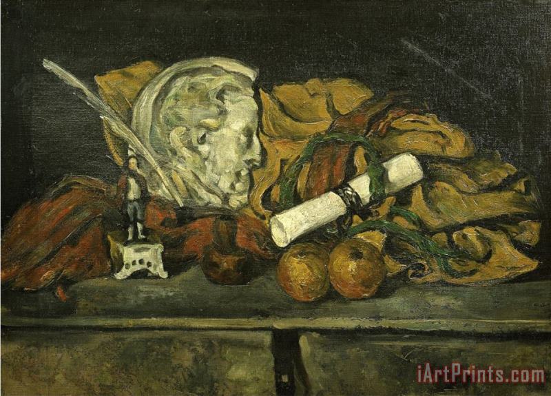 Les Accessoires De Cezanne Cezanne's Accessories painting - Paul Cezanne Les Accessoires De Cezanne Cezanne's Accessories Art Print