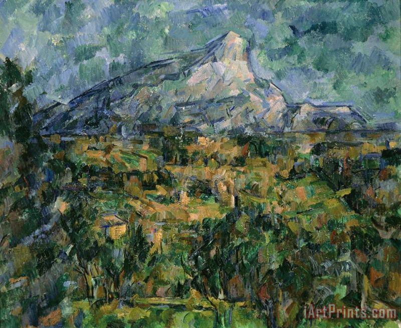 Mont Sainte Victoire painting - Paul Cezanne Mont Sainte Victoire Art Print