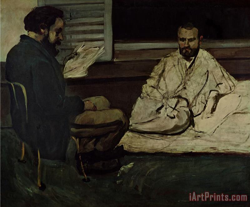 Paul Cezanne Paul Alexis 1847 1901 Reading a Manuscript to Emile Zola 1840 1902 1869 70 Oil on Canvas Art Painting
