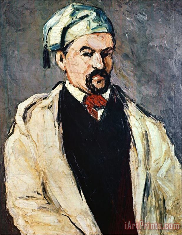 Paul Cezanne Portrait of a Man in a Blue Cap Or Uncle Dominique Circa 1866 Art Painting