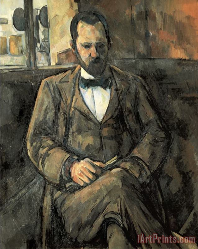 Portrait of Ambroise Vollard painting - Paul Cezanne Portrait of Ambroise Vollard Art Print