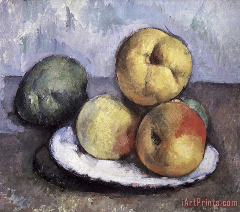 Paul Cezanne Still Life with Apples And Peaches Art Painting