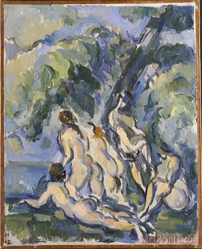 Paul Cezanne Study for Les Grandes Baigneuses C 1902 06 Art Print