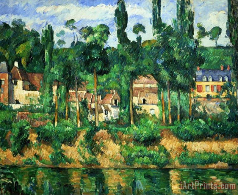 Paul Cezanne The Chateau at Medan 1879 1881 Art Painting