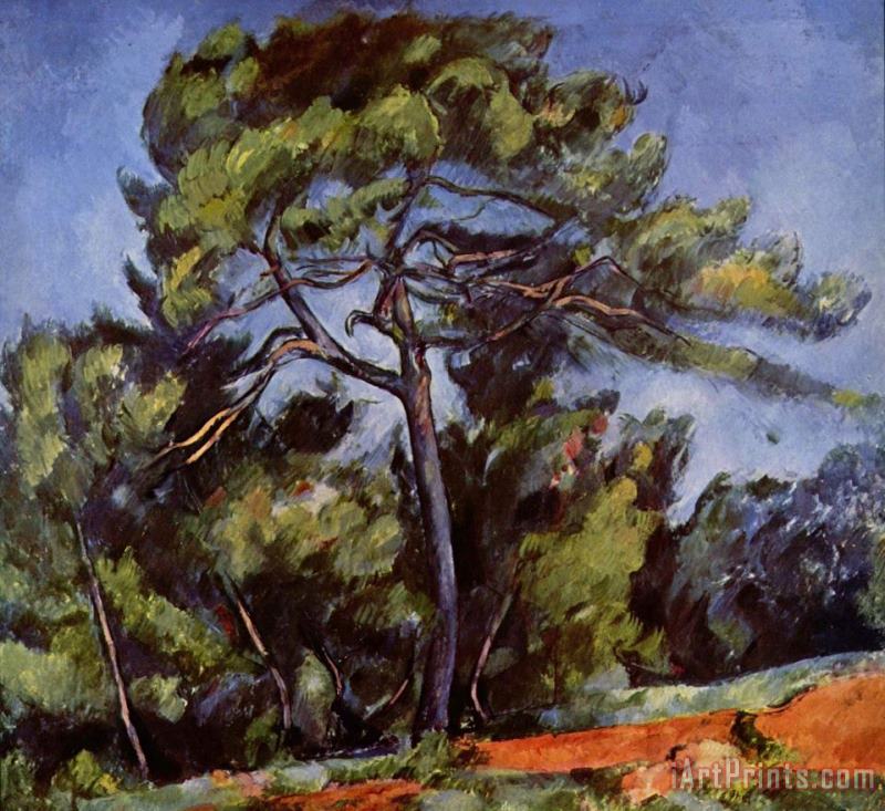 Paul Cezanne The Great Pine Art Print