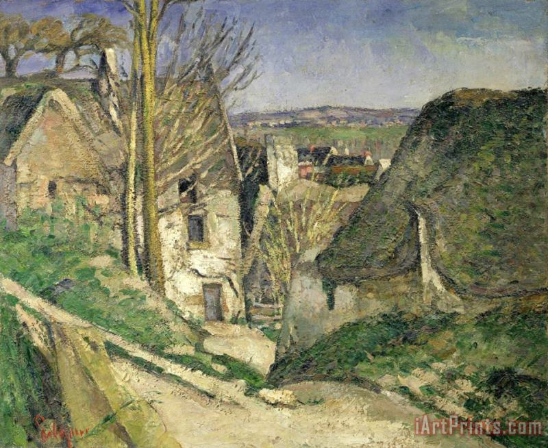 The House of The Hanged Man Auvers Sur Oise 1873 painting - Paul Cezanne The House of The Hanged Man Auvers Sur Oise 1873 Art Print
