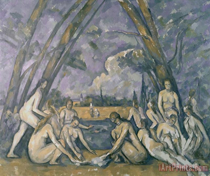 The Large Bathers C 1900 05 Oil on Canvas painting - Paul Cezanne The Large Bathers C 1900 05 Oil on Canvas Art Print