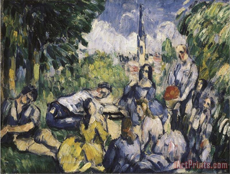 Paul Cezanne The Picnic Dejeuner Sur L Herbe Art Painting