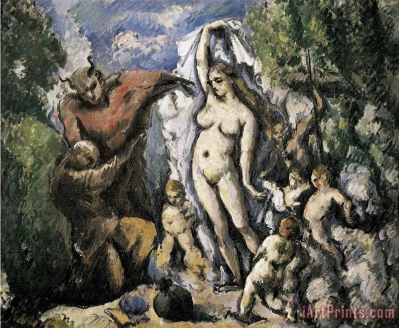 Paul Cezanne The Temptation of St Art Painting