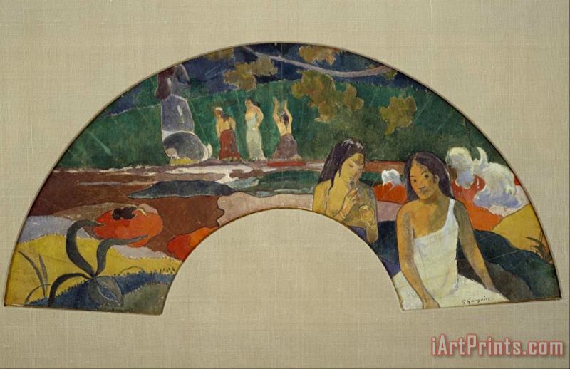 Paul Gauguin Arearea Joyousness II Art Painting