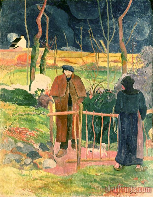 Paul Gauguin Bonjour Monsieur Gauguin Art Painting