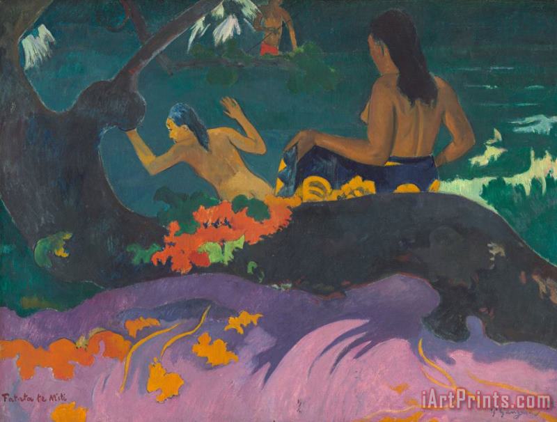 Paul Gauguin Fatata Te Miti Art Print