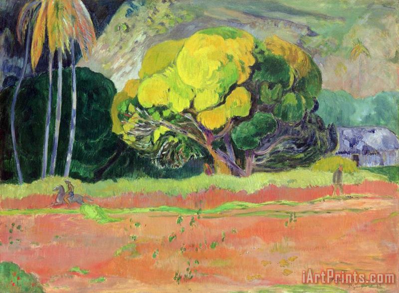 Paul Gauguin Fatata Te Moua Art Print