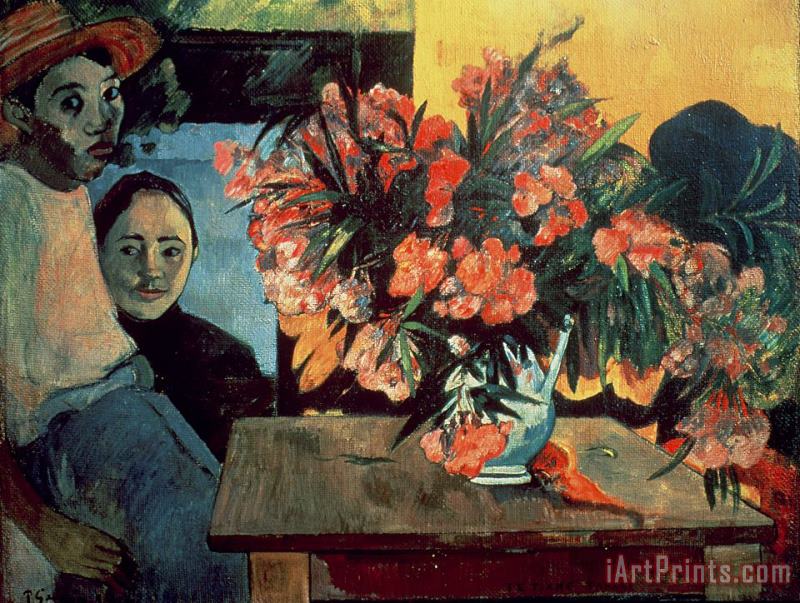 Flowers of France painting - Paul Gauguin Flowers of France Art Print