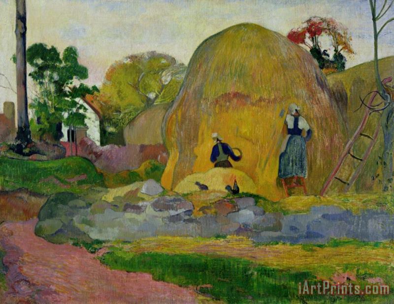 Paul Gauguin Golden Harvest Art Print