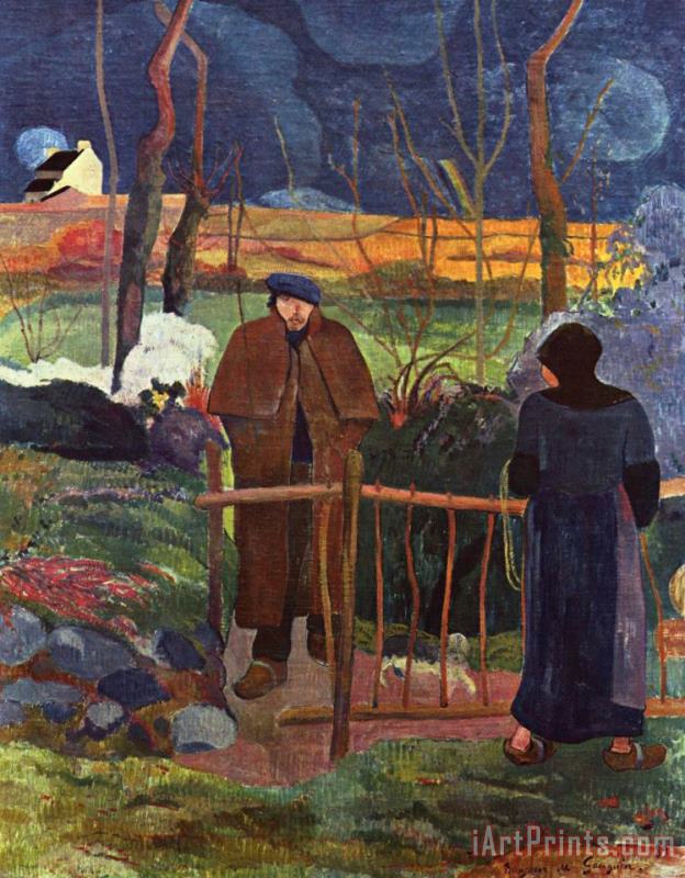 Paul Gauguin Guten Morgen Herr Gauguin Art Painting