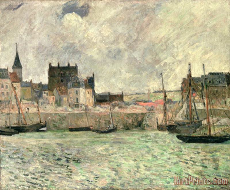Paul Gauguin Harbour Scene Dieppe Art Painting