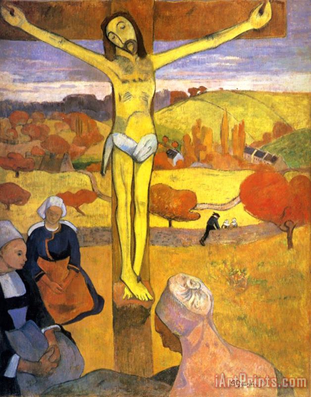 Paul Gauguin Le Christ Jaune Yellow Christ Huile Sur Toile Art Print