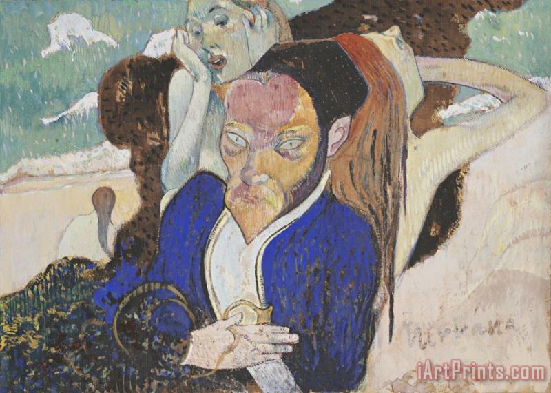 Nirvana: Portrait of Meyer De Haan painting - Paul Gauguin Nirvana: Portrait of Meyer De Haan Art Print