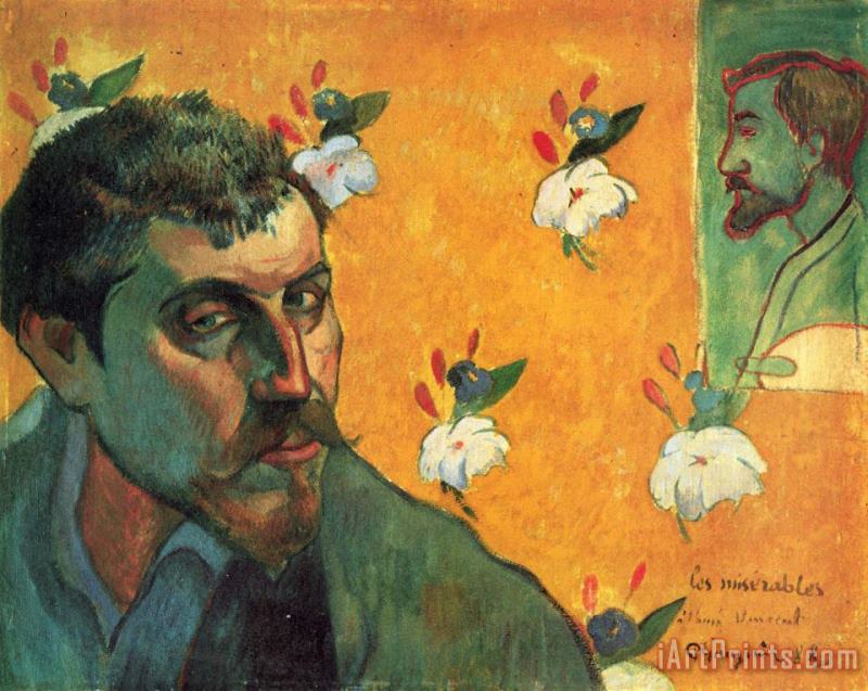 Paul Gauguin Self Portrait Art Print
