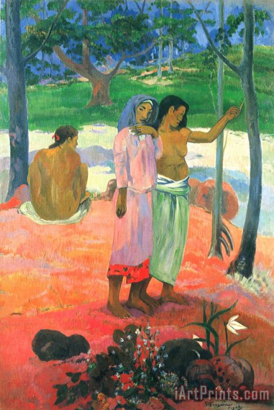 The Call painting - Paul Gauguin The Call Art Print