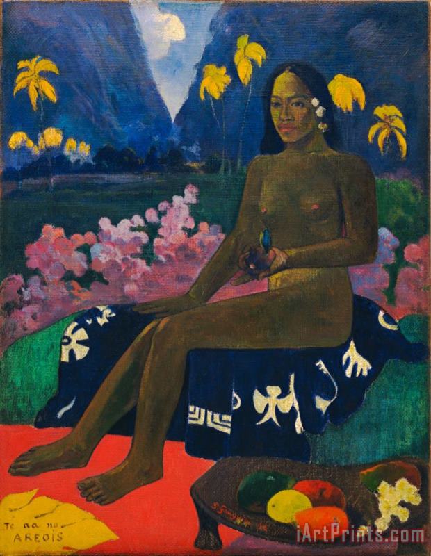 Paul Gauguin The Seed of The Areoi Art Painting