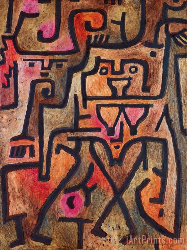 Paul Klee Forest Witch 1938 Art Painting