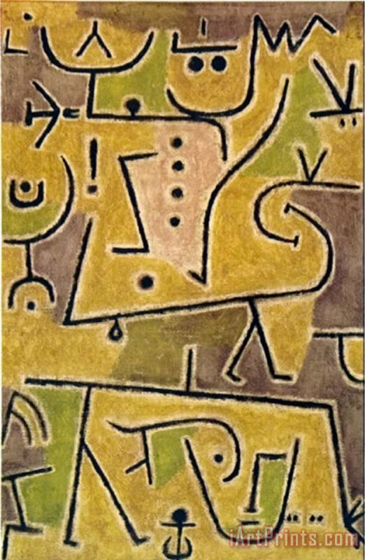 Paul Klee Rote Weste 1938 Art Print