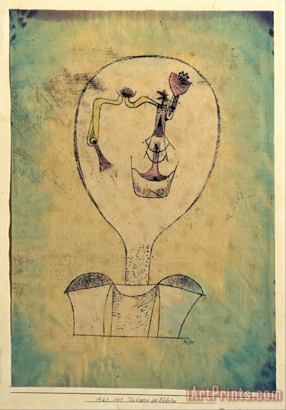 Paul Klee The Beginnings of a Smile Art Painting