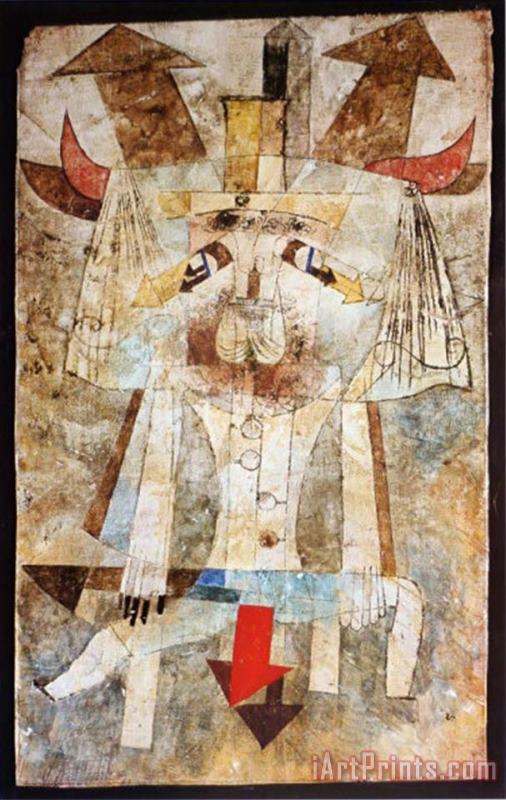 Paul Klee The Wild Man Art Painting
